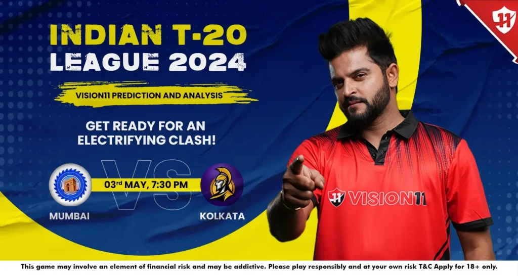 Mumbai Indians vs Kolkata Knight Riders: IPL 2024 Match Prediction And Analysis