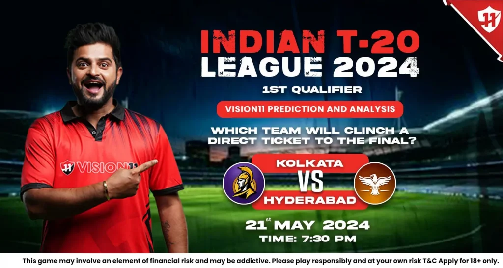 Kolkata Knight Riders vs Sunrisers Hyderabad 1st Qualifier IPL 2024 Match Prediction and Analysis