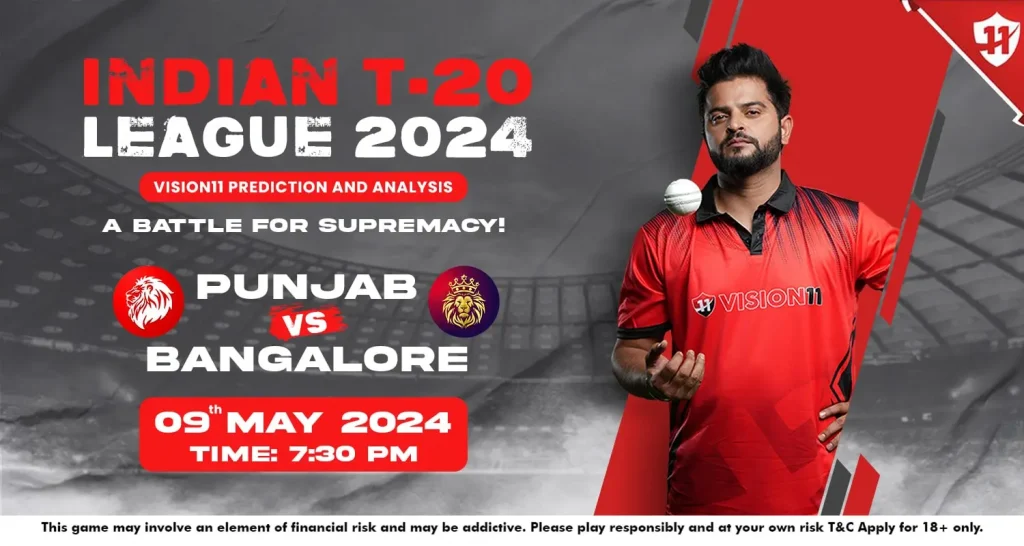 Punjab Kings vs Royal Challengers Bangalore: IPL 2024 Match Prediction And Analysis