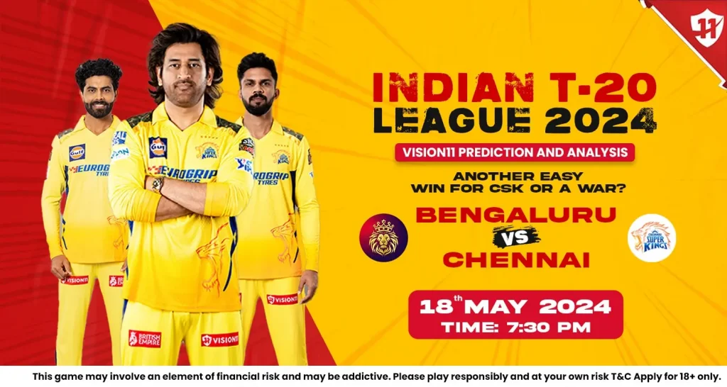 Royal Challengers Bengaluru vs Chennai Super Kings: IPL 2024 Match Prediction And Analysis