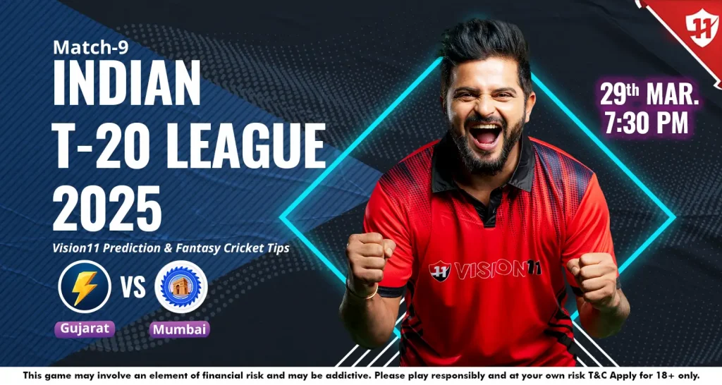Gujarat vs Mumbai – Indian T20 League 2025 9th Match Prediction and Fantasy Cricket Tips