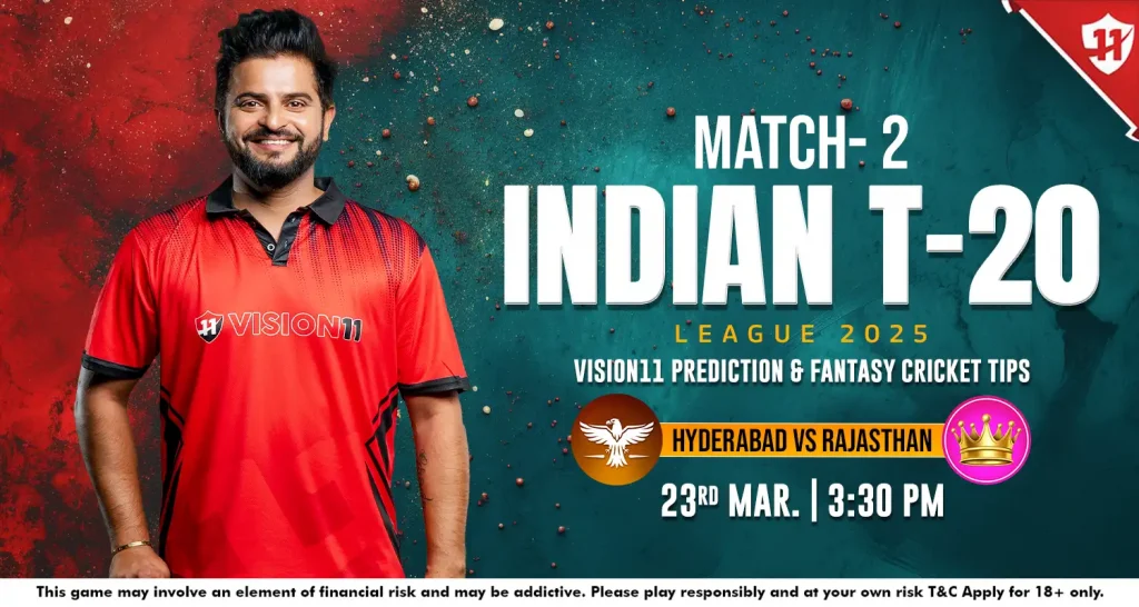 Hyderabad vs Rajasthan – Indian T20 League 2025 2nd Match Prediction and Fantasy Cricket Tips