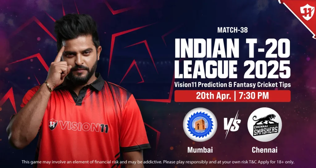 Mumbai vs Chennai – IPL 2025 38th Match Prediction and Fantasy Cricket Tips