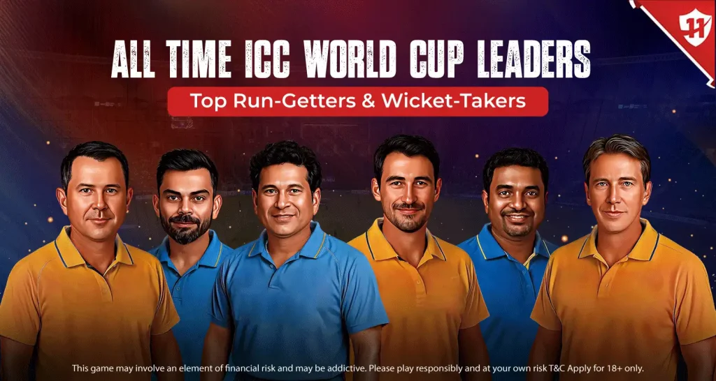 All-Time ICC World Cup Leader: Run Machines, Wicket Kings & the Fantasy Impact They Left Behind