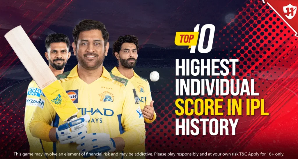 Top 10 Highest Individual Score in IPL History from 2008 to 2025