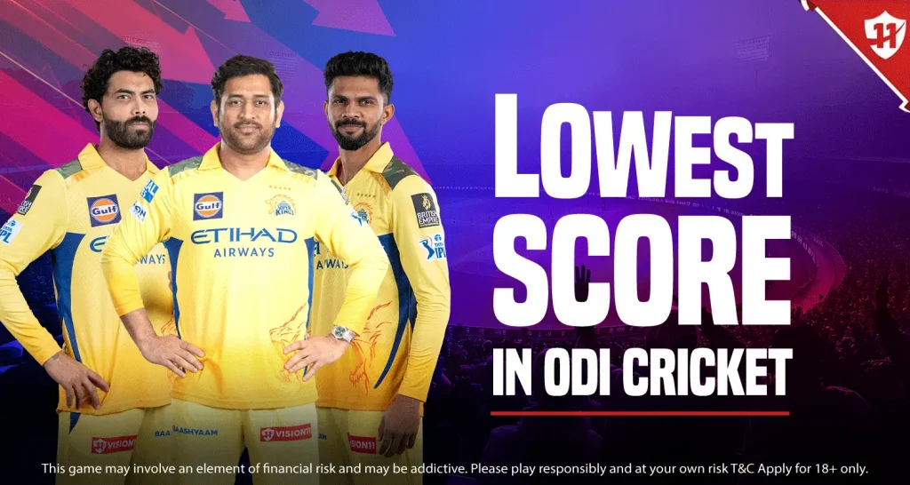 Lowest Score in ODI Cricket: From Zimbabwe to India (2025)