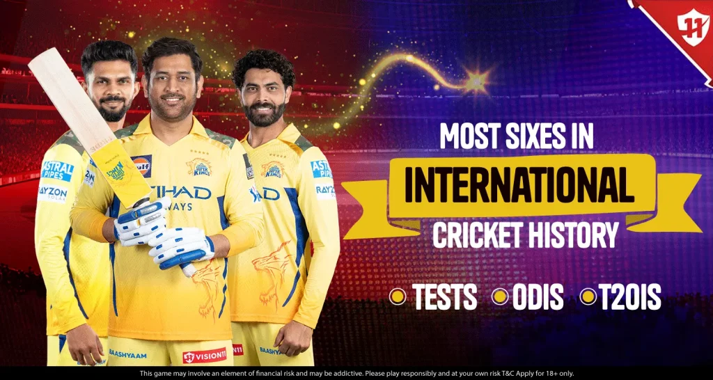Most Sixes in International Cricket History (Tests/ODIs/T20Is)