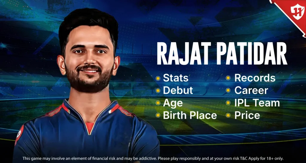 Rajat Patidar Stats, Debut, Age, Birth Place, Records, Career, IPL Team, Price